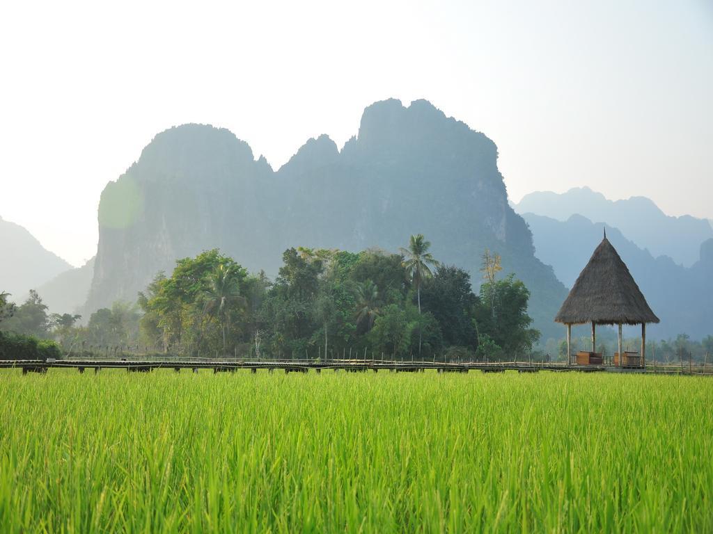 Viengtara Vangvieng Resort Vang Vieng Bagian luar foto